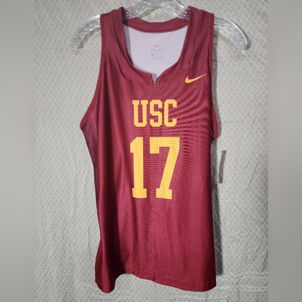 Nike NWT USC 17 Red Dri-FIT Basketball Jersey Women's Medium